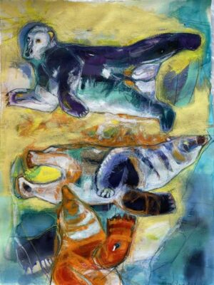 Svømmende isbjørne